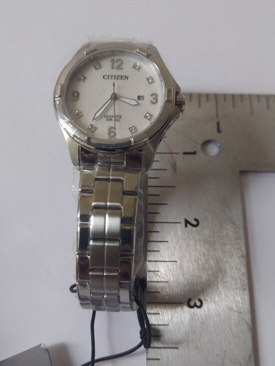 Citizen Women\'s Watch EU6080-58D Mother of Pearl Dial Crystal Markers-NWT main image 5
